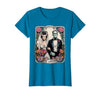 The Lovers Tarot Card Spooky Halloween Women Men The Monster Frankenstein and Bride The Lovers Tarot Card T-Shirt - size