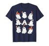 Boo Ghost Halloween Baseball Happy Halloween Baseball Lover T-Shirt - size chart