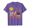 Autumn Pumpkin Chicken Halloween Chicken Farm Fall Halloween Chicken Pumpkin Chick Or Treat Spooky T-Shirt - size chart