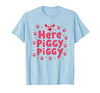 Mademark John Pork's Calling: Here Piggy Piggy Funny Pig Lover Gift T-Shirt - size chart