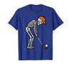 Halloween Tees for Women Men Kids Skeleton Golf Halloween Golfer Costume Dad Mens Boys Kids T-Shirt - size chart
