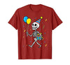 Halloween Tees for Women Men Kids Skeleton Birthday Halloween Costume Boys Teens Girls Kids T-Shirt - size chart