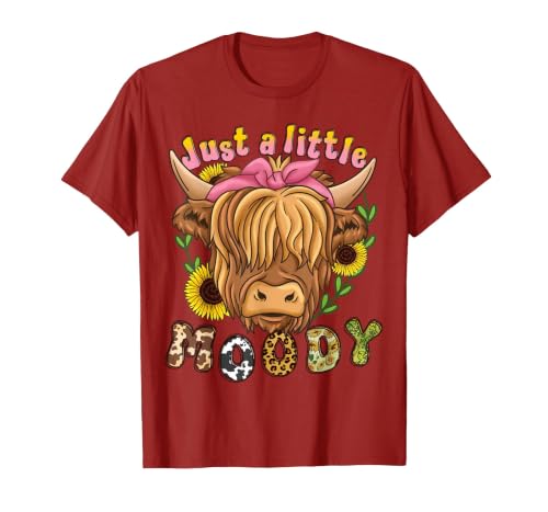 Scottish Highland Cow Lover And Owner Co. Highland Cow Scottish Highland Cow T-Shirt - size chart