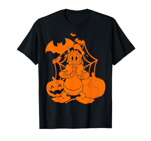 Disney Mickey & Friends Halloween Donald Duck Pumpkins T-Shirt - size chart