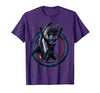 Mademark Shark Fin Back Woman Graphic Tee T-Shirt - size chart