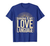 Mademark Banana Is My Love Language Monkey Design T-Shirt - Men - size chart