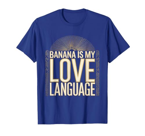 Mademark Banana Is My Love Language Monkey Design T-Shirt - Men - size chart