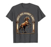 Mademark Horses Over Highways Always Equestrian Design T-Shirt - Men - size chart