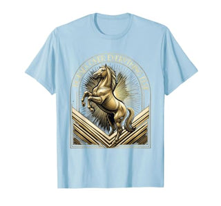 Mademark Horses Over Everything Equestrian Design T-Shirt - Men - size chart