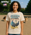 BABATEES Farm Animals Heavy Metal Tshirt for Men, Women & Farmers - 100% Natural Undyed Cotton - size chart
