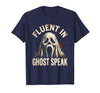 Mademark Ghost & Spirits - Ghost (99 Problems All) T-Shirt - size chart