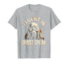 Mademark Ghost & Spirits - Ghost (99 Problems All) T-Shirt - size chart