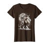 MyAnimal - Your Favourite Animal Wear Lion Majestic and Proud in Artistic Style T-Shirt - size chart