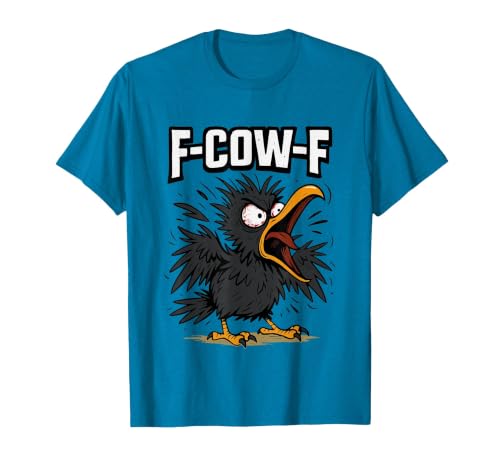 F COW F Crow F-Cow-F T-Shirt - size chart