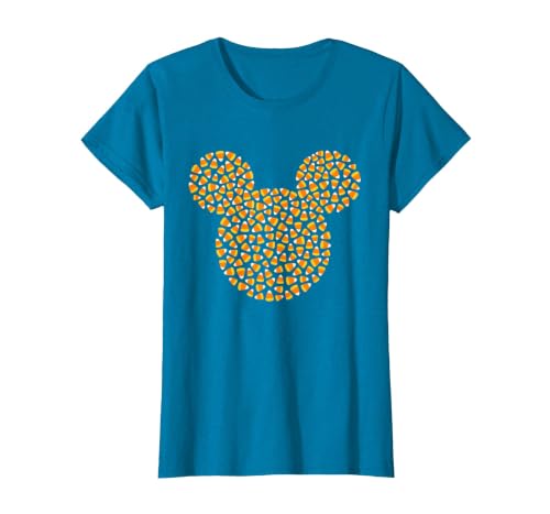 Disney Mickey Mouse Candy Corn Halloween T-Shirt - size chart