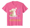Kids 5th Birthday Rabbit Princess Girl Bunny 5 Years Old T-Shirt — design detail