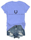 Czbic I Wouldn't Pass A Vet Check Shirt, Horseshoe Graphic Tee, Funny Casual Horse Lover Casual Top for Men Women - size chart
