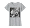 Halloween Cat Selfie with Spooky Ghost t -shir t Halloween Cat Selfie with Spooky Ghost T-Shirt - size chart