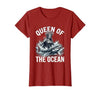 Mademark Queen of the Ocean Shark Design T-Shirt - size chart
