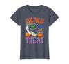 Trach or Treat ICU RN Halloween Nurse Tees Respiratory Therapist Trach or Treat ICU RN Halloween Nurse T-Shirt - size chart