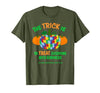 Presto Autism Awareness Halloween October Pumpkin Autism Awareness Halloween Fall October Puzzle Pumpkin T-Shirt - size chart