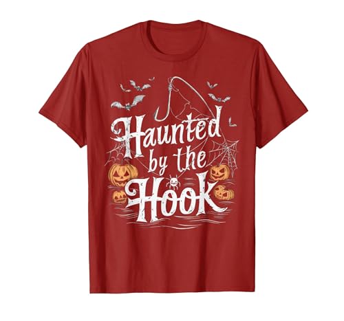 Fishing Halloween Trick Or Treat SteMi Apparel Fishing Halloween Spooky Fisherman Fish Trick Or Treat T-Shirt - size chart