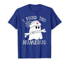 I Found This Humerus Funny Ghost Nurse Halloween T-Shirt - size chart