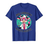 Mademark Moo Laboratory Results Positive Cow Design T-Shirt - size chart