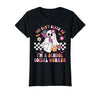 Groovy Ghost School Social Worker Halloween Shirt You Can't Scare Me I'm a School Social Worker Halloween T-Shirt - size