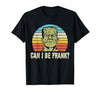 Can I Bee Frank Halloween Halloween Tee Can I be Frank? Funny Horror Frankenstein Tee T-Shirt - size chart