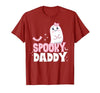Spooky Family Cute Pink White Ghost Boo Halloween Spooky Daddy Family Cute Pink White Ghost Boo Halloween T-Shirt - size