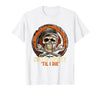 Mademark Grease Monkey 'Til I Die Mechanic Skull Design T-Shirt - Men - size chart