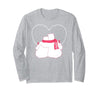 Coca-Cola Company Coca-Cola - Polar Bear Heart Hug Long Sleeve T-Shirt - size chart