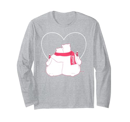 Coca-Cola Company Coca-Cola - Polar Bear Heart Hug Long Sleeve T-Shirt - size chart