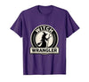 Mademark Witch Wrangler Funny Family Halloween Party Costume T-Shirt - size chart