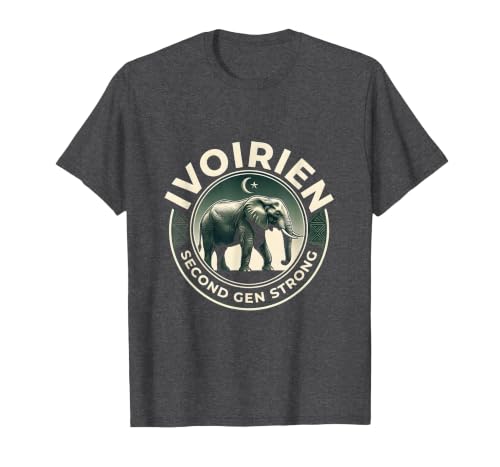 Mademark Ivoirien, Second Gen Strong Elephant Heritage Design T-Shirt - Men - size chart