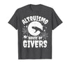 House of Givers Halloween Party Halloween Costume Altruismo House of Givers T-Shirt - size chart