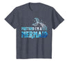 Funny Lazy Halloween Costumes & Halloween Shirts Pretend I'm A Mermaid Lazy Funny Mermaid Halloween Costume T-Shirt - size