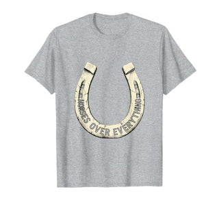 Mademark Horses Over Everything Equestrian Design T-Shirt - Men - size chart