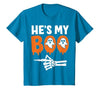 He's My Boo Matching Halloween Pajama Couples Funny T-Shirt - size chart