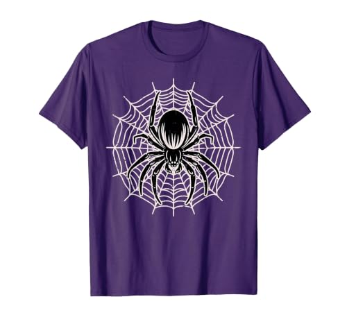 Halloween Shirts For Women Men Kids Boys Girls Halloween Spider with Web Vintage Costume Men Boys Kid Women T-Shirt - size