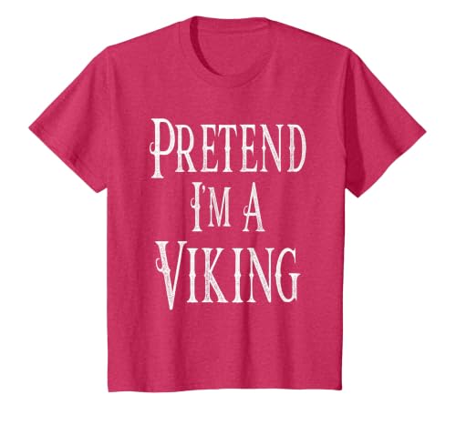 Fun and Easy Halloween Costume T-Shirts Pretend I'm A Viking - Easy Halloween Costume T-Shirt - size chart