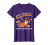 Halloween Retro Pumpkin Spice Ghost SLP Costume Speech Therapy Retro Spooky Fall Pumpkin Pathologist Season T-Shirt - size