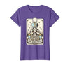 Marching Band Mom Tarot Card Skeleton Halloween Marching Band Mom Tarot Card Skeleton Mom Musical Instrument T-Shirt - size