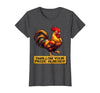 Mademark Swallow Your Pride Already Dirty Humor Design T-Shirt - Women - size chart
