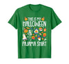 Halloween Shirts Costume Women Men Kids Pajama This is My Halloween Pajama Shirt Pumpkin Witch Skeleton T-Shirt - size chart