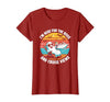 Boos Cruise Halloween Ghost Drinking Gifts Here for The Boos and Cruise Views Halloween Party T-Shirt - size chart