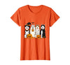 Funny Siberian Husky Ghost Pumpkin Funny Husky Ghost Dogs Halloween Dog Spooky T-Shirt - size chart