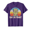 Can I Bee Frank Halloween Halloween Tee Can I be Frank? Funny Horror Frankenstein Tee T-Shirt - size chart