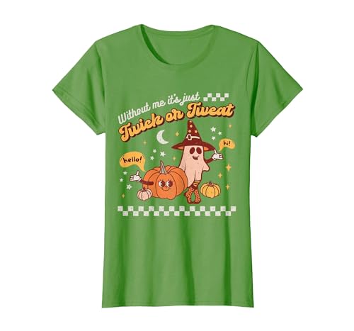 Halloween Retro Pumpkin Spice Ghost SLP Costume Speech Therapy Retro Spooky Fall Pumpkin Pathologist Season T-Shirt - size